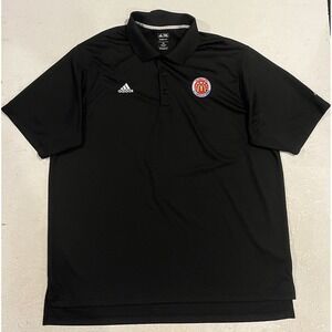 adidas x McDonalds All American Polo Shirt Men's 2XL Short Sleeve ClimaCool